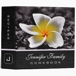 Classeur Plumeria Frangipani Hawaii Recettes de la famille