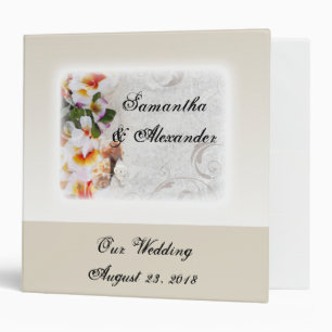 Classeur Plumeria Orchid Lei dans le mariage de Sand Beach