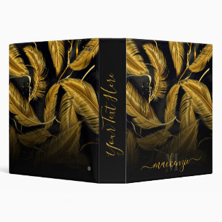 Classeur Plumes d'or