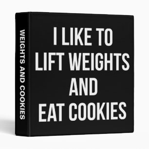 Classeur Poids de levage et cookies de consommation - Entra
