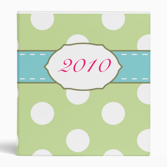 Classeur point de polka de *prettyme* {classeur} (Devant)