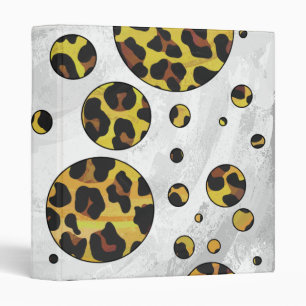 Classeur Pointe Leopard Brown et Jaune