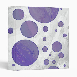 Classeur Pointe Polka Smear Blueberry