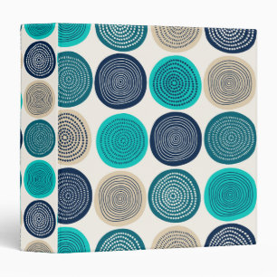 Classeur Points du cercle scandinave Mandala Motif 1
