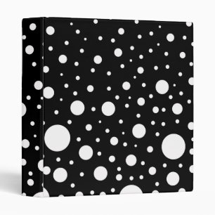 Classeur Points noirs et blancs