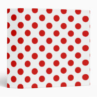 Points rouges et blancs