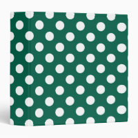 Pois blancs sur vert sauge