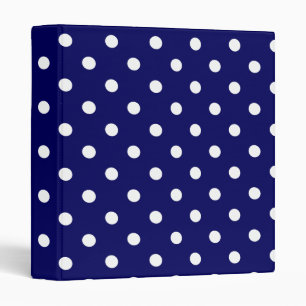 Classeur Pois bleu