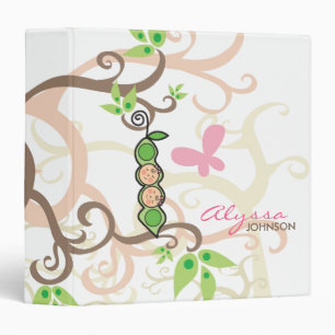 Classeur Pois dans un journal de grossesse de bébé de