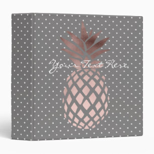 Classeur pois rose d'ananas d'or de poussin élégant