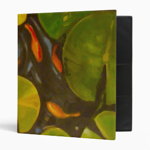 Classeur Poisson D'Or Koi Pond Water Lys