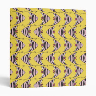 Classeur Poisson jaune enfants motif