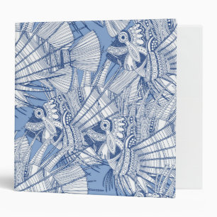 Classeur poisson mirage bleu