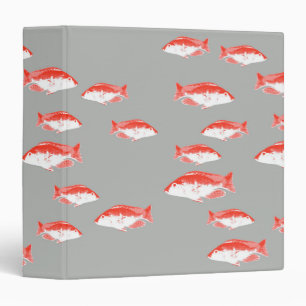 Classeur Poisson rouge et gris
