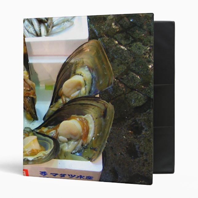 Classeur Poissons de moules géantes Tsukiji, Tokyo, Japon (Devant/intérieur)