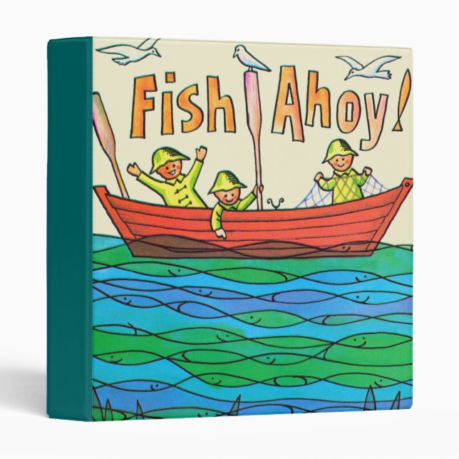 Classeur Poissons oh ! (Devant/Côté)