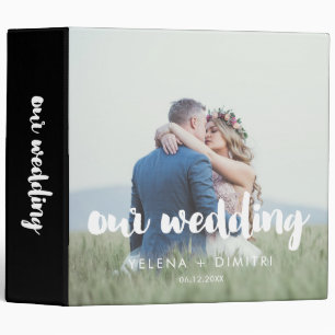 Classeur police de police moderne mariage photo album class