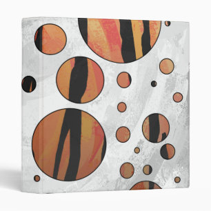 Classeur Polis Dot Tiger Hot orange et noir
