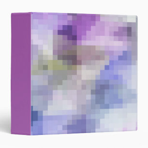 Classeur Polygonal géométrique violet violet bleu pixel car