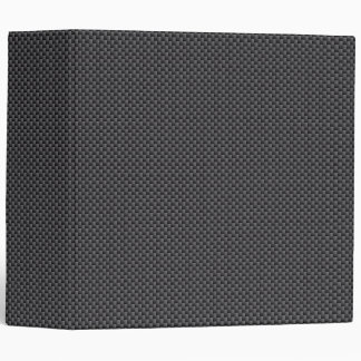 Classeur Polymère noir et gris de fibre de carbone