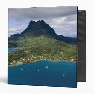Classeur Polynésie française, Bora Bora. Vue aérienne de