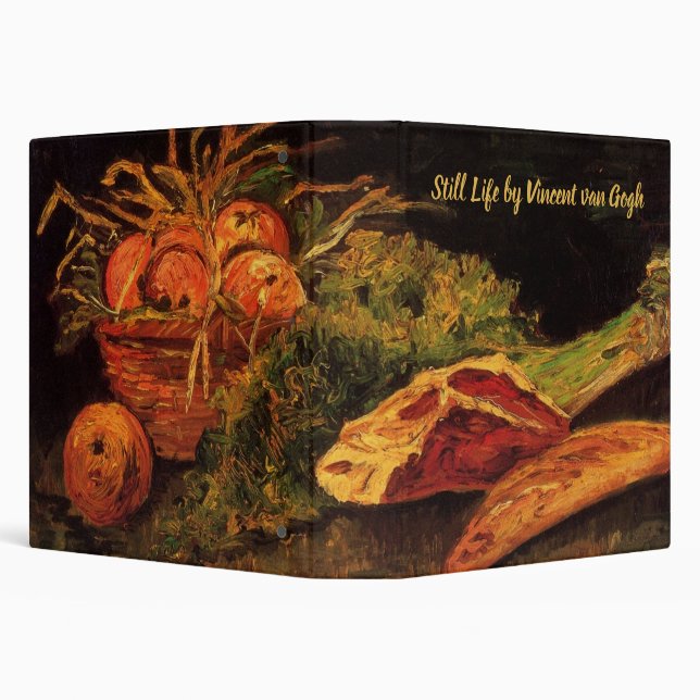 Classeur Pommes, Viande et rouleau par Vincent van Gogh (Arrière-plan)