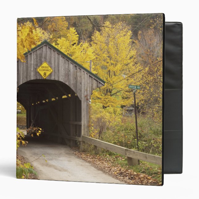 Classeur Pont couvert, Vermont, États-Unis 2 (Devant/Intérieur)