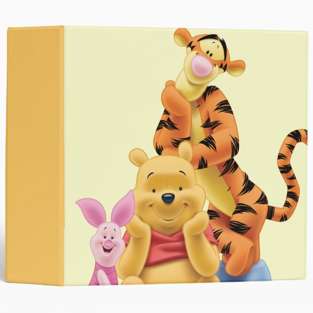 Classeur Pooh et amis 11 (Devant/Côté)
