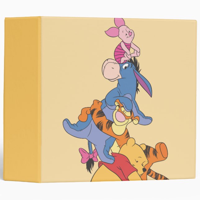 Classeur Pooh & Friends 8 (Devant/Côté)