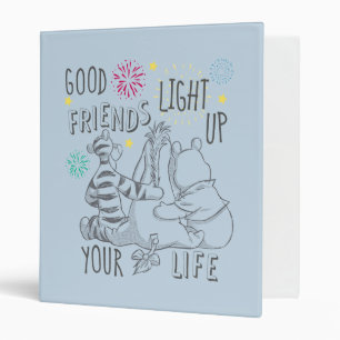 Classeur Pooh & Pals   Les amis illuminent votre vie