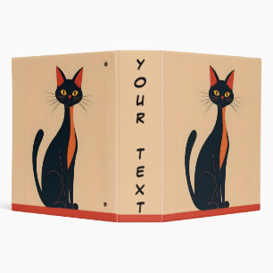 Classeur Pop Art Black Cat