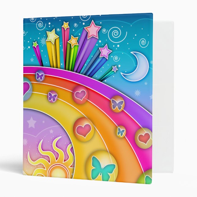 CLASSEUR - POP ART SKY (Devant/intérieur)