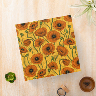 Classeur Poppies orange