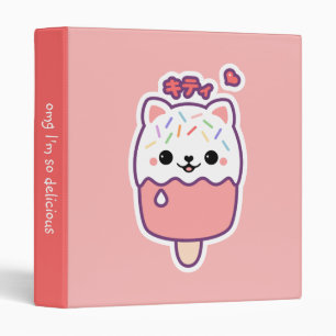 Classeur Popsicle mignon de chat