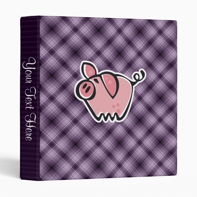 Classeur Porc pourpre (Devant/Côté)