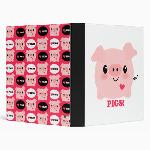 Classeur Porcs d'amour de Kawaii I
