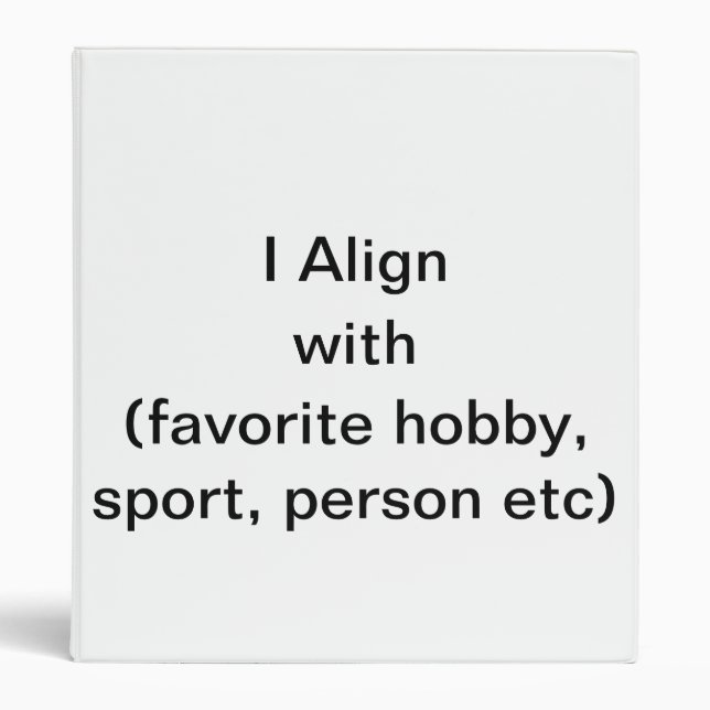 Classeur portable personnalisable (Devant)