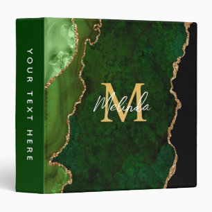 Classeur Porte en marbre vert et or