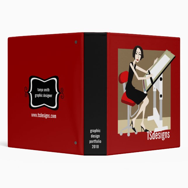 Classeur Portefeuille de conception graphique (Arrière-plan)