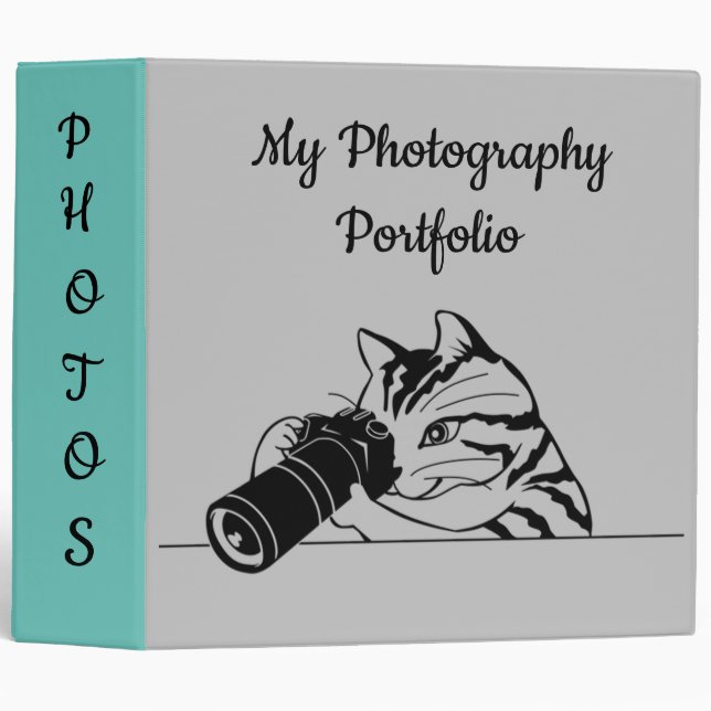 Classeur Portefeuille de photographie (Devant/Côté)