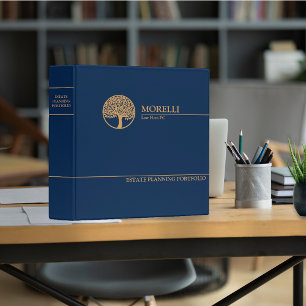 Classeur Portefeuille de planification immobilière - Bleu