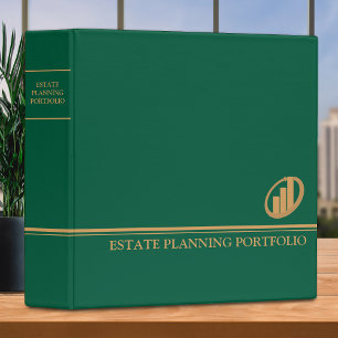 Classeur Portefeuille de planification immobilière - Vert