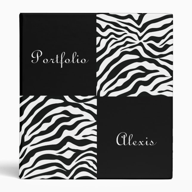 Classeur Portefeuille d'impression Zebra (Devant)