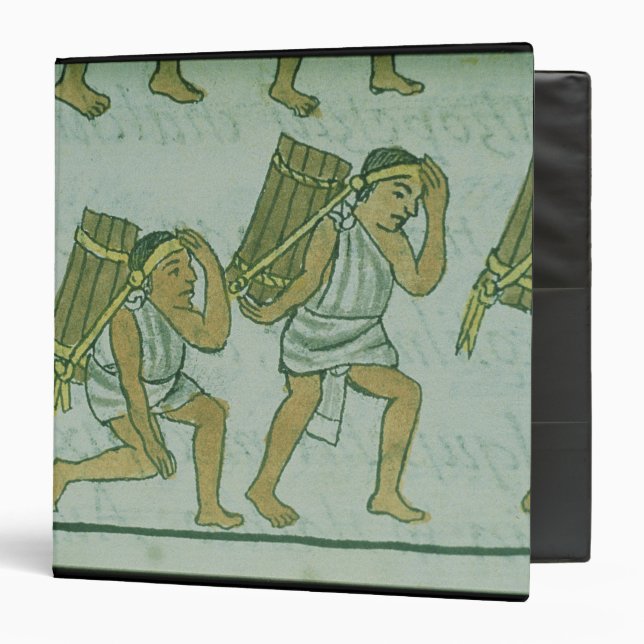 Classeur Portiers aztèques, 'du Codex florentin (Devant/Intérieur)