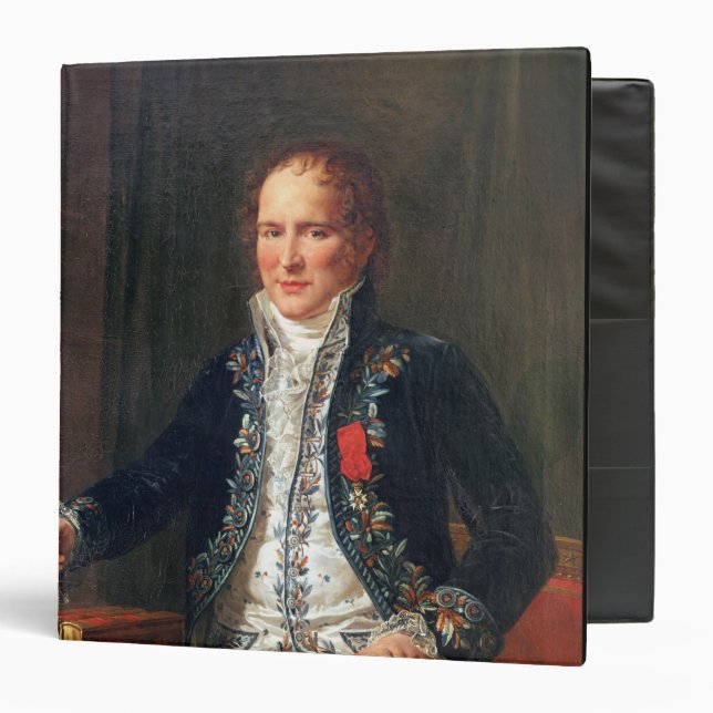 Classeur Portrait d'Antoine Francois de Fourcroy (Devant/Intérieur)