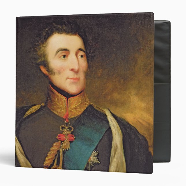 Classeur Portrait d'Arthur Wellesley (Devant/Intérieur)