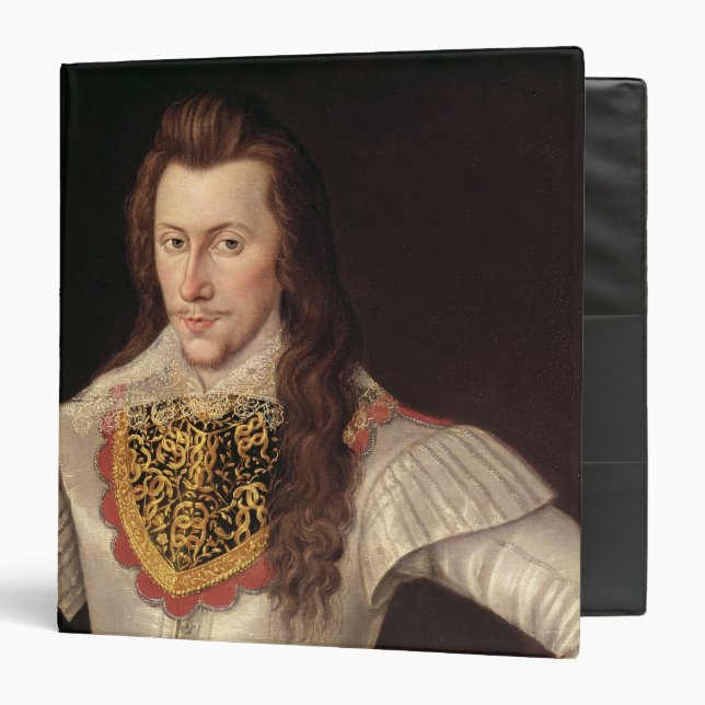 Classeur Portrait de 3ème comte de Henry Wriothesley (Devant/Intérieur)