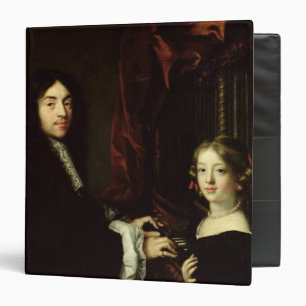 Classeur Portrait de Charles Couperin et la fille