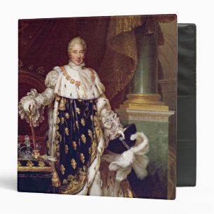 Classeur Portrait de Charles X dans des robes longues de