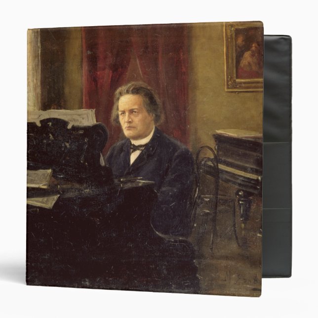 Classeur Portrait de compositeur Anton Rubinstein (Devant/Intérieur)